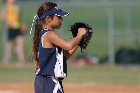 Girl Playing Baseball · Free Stock Photo