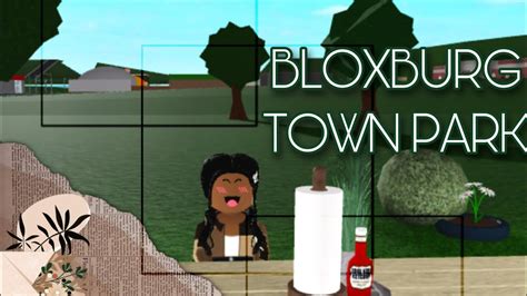 Bloxburg Town Centre Park // Speed Build - YouTube