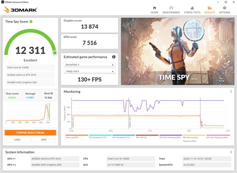 通过游戏性能数据增强 3DMark 基准测试结果