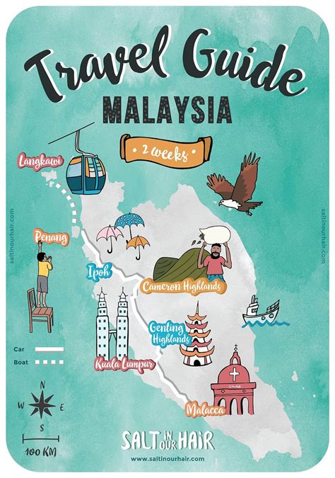 Malaysia Tourist Map