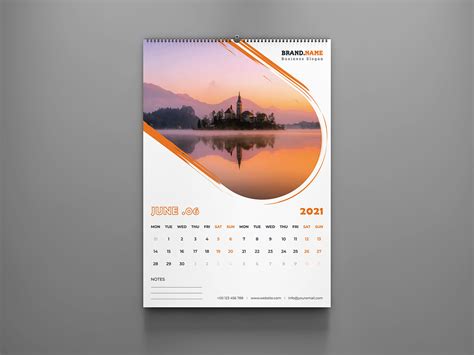 Wall Calendar Design on Behance