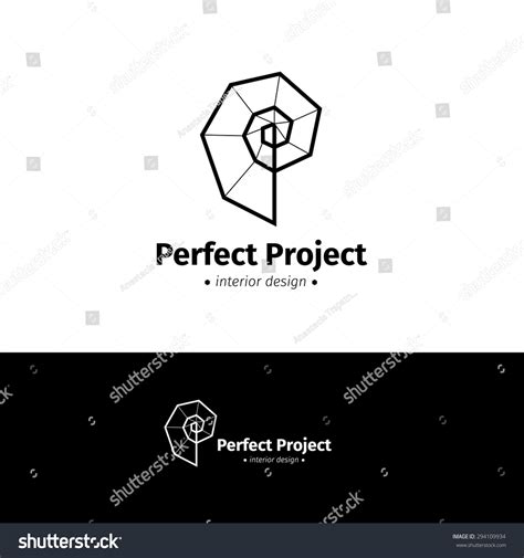 Vector Modern Minimalistic Interior Design Logo Stock Vector (Royalty Free) 294109934 | Shutterstock