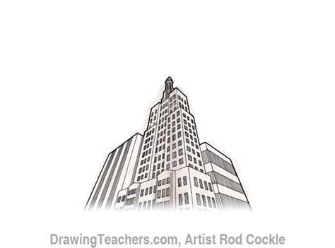 3-Point Perspective Drawing Lesson