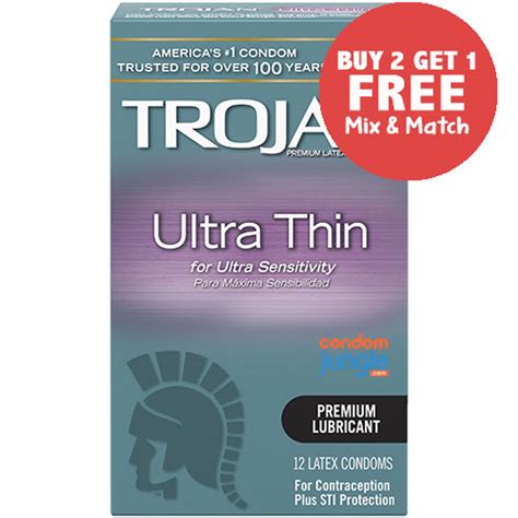 Trojan Ultra Thin Condoms - Reviews, Lubricated, Size