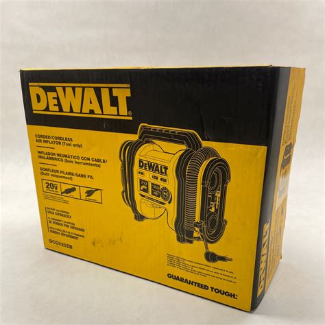 Dewalt Corded/ Cordless Air Inflator 20v, DCC020IB - Shop - Tool Swapper