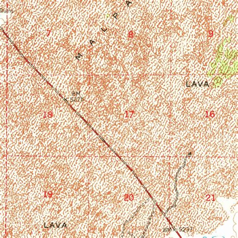 Carrizozo, NM (1950, 62500-Scale) Map by United States Geological Survey | Avenza Maps