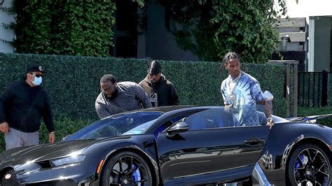 Travis Scott Celebrates Turning 29 by Showing Off Bugatti