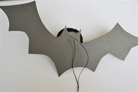 DIY Halloween Hanging Bats By Sweet Society