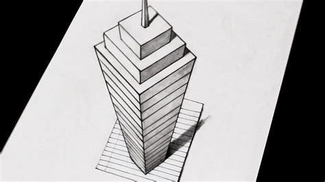 Simple Skyscraper Drawing