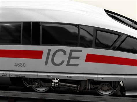 ICE 3 High Speed Train - 3D Model by Behr Bros