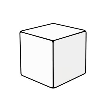 Black Outline White Box, Box, Cardboard, Package PNG Transparent Image ...