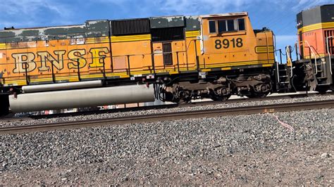 BNSF train 183 11/04/2023 BNSF with 2 EMD in lead 9197 at las animas ...