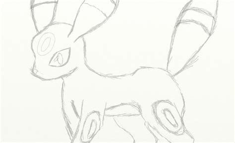 Umbreon Sketch by wolfshadowxd on DeviantArt