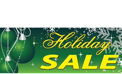 Holiday Sale Banners Signs Style ID #33900 | DPSBanners.com