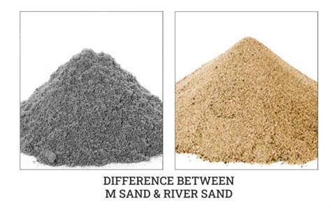 Difference between M Sand and River sand (22 Differences)