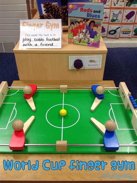 Table football | Fine motor skills activities, Fine motor activities, Finger gym