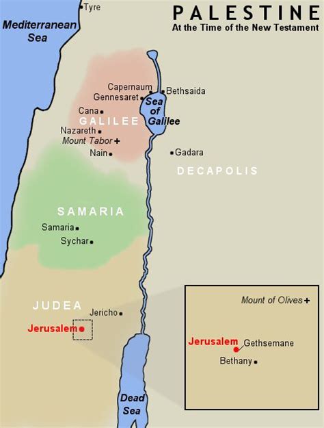 Map of Jerusalem - Study Resources