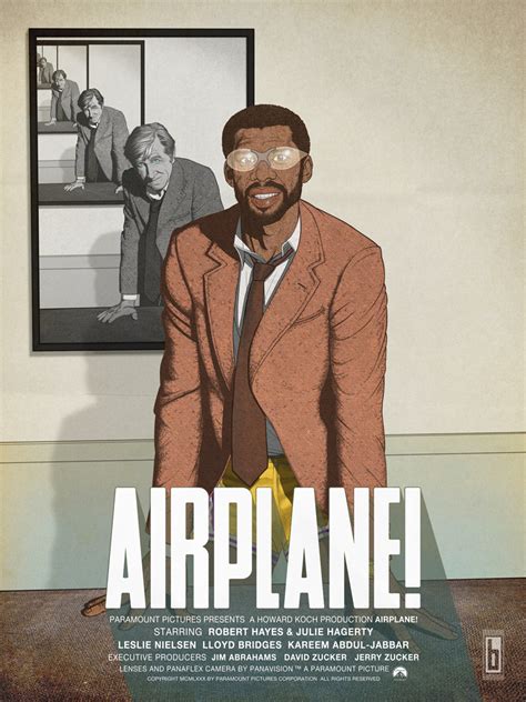 Lloyd Bridges Airplane Poster