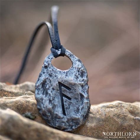 Rune Pendant Ansuz Pewter - Northlord