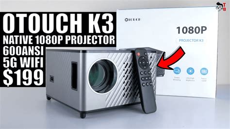 Vinyl Record Player Style 1080P Projector Under $200! OTOUCH K3 REVIEW