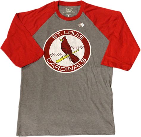 Amazon.com: St. Louis Cardinals T-Shirt 3/4 Sleeve Circle Logo: Clothing