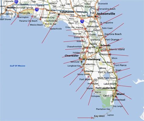 Road Map Of Florida Panhandle - Printable Maps