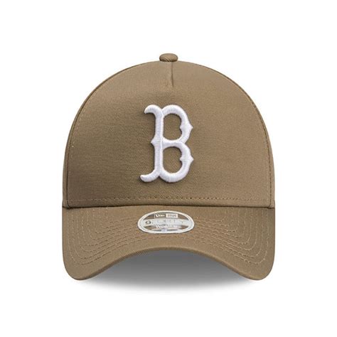 Boston Red Sox New Era Khaki Beige 9forty Adjustable Cap Women's – Lidzcaps