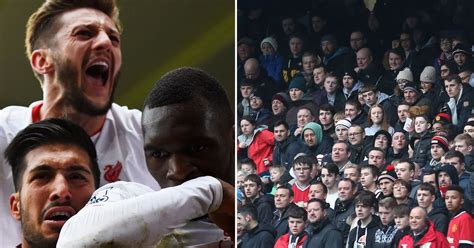 Manchester United fans welcomed to Liverpool with VERY rude banner ...