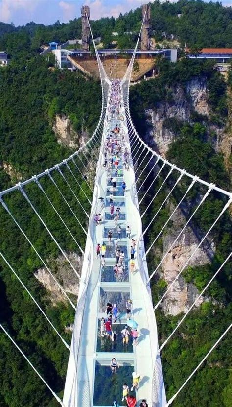 Zhangjiajie Grand Canyon Glass Bridge #engineering #ingeniería | Grand ...