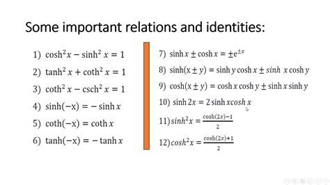 Hyperbolic functions - YouTube