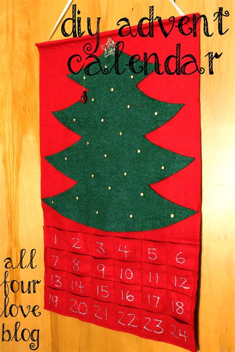 All Four Love: DIY Advent Calendar