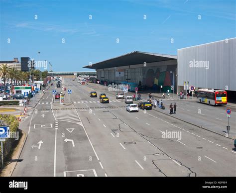 Terminal T2 of El Prat-Barcelona airport. This airport was Stock Photo ...