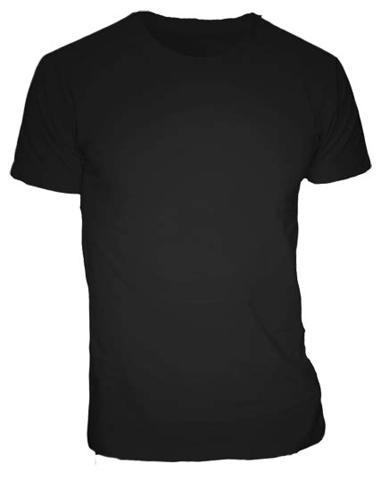 T Shirt Black PNG Image File - PNG All