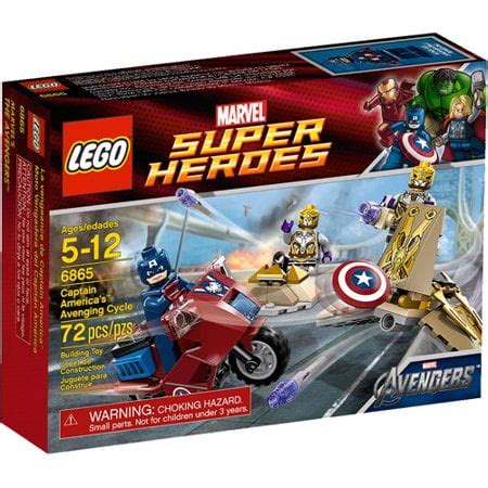 lego marvel super heroes captain america avenging cycle play set ...