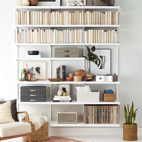 Elfa Décor 6' Bookshelf in 2021 | Bookshelves in living room, Living room shelves, Wall bookshelves