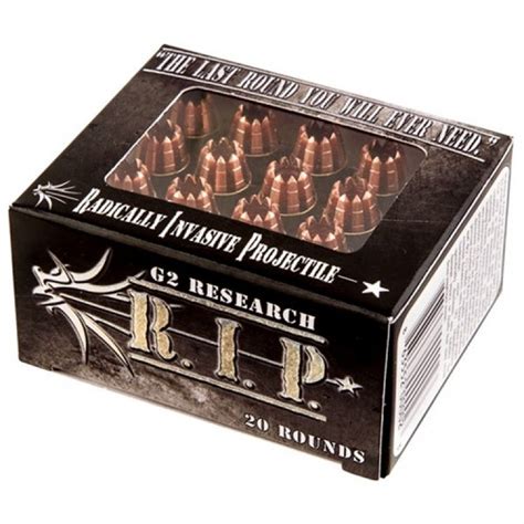 G2R RIP Ammo 9MM 92gr R.I.P. Bullet 20/bx – Reloading Unlimited