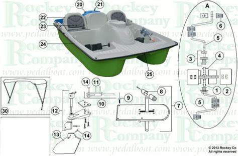 Aquatoy Pedal Boat Parts