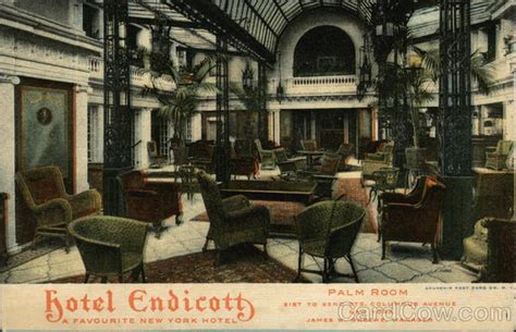 Hotel Endicott New York, NY Postcard