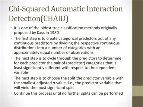 PPT - C4.5 and CHAID Algorithm PowerPoint Presentation, free download - ID:2653662