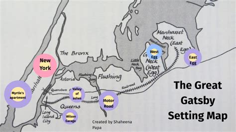 Great Gatsby Setting Map Project