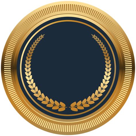 Navi Gold Seal Badge PNG Transparent Image | Banner clip art, Certificate design inspiration ...