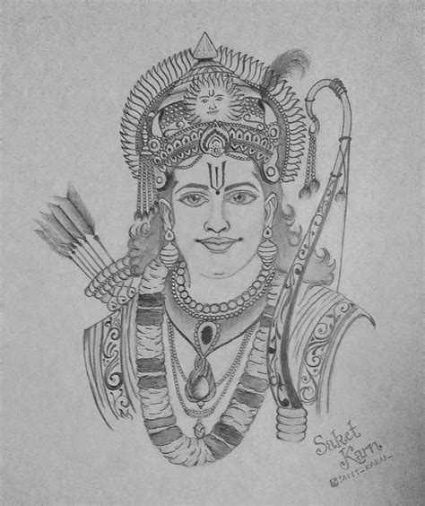 Lord ram sketch | Lord ram sketch, Ram sketch, Lord ram