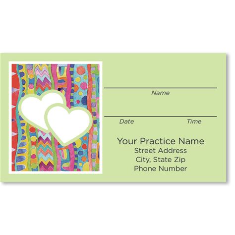 Medical Appointment Cards - Painterly