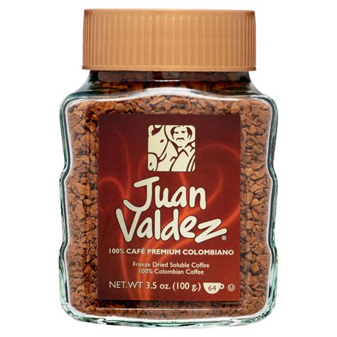 Juan Valdez 100% Colombian Classic Freeze-Dried Instant Coffee, 3.5 Oz - Walmart.com