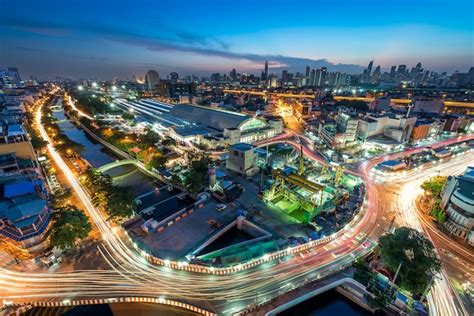 Premium Photo | Bangkok cityscape