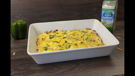 Quick & Easy: Hidden Valley Ranch Chicken Bacon Casserole - YouTube