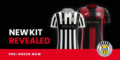 St Mirren FC 2020/21 Home and Away kit available to pre-order