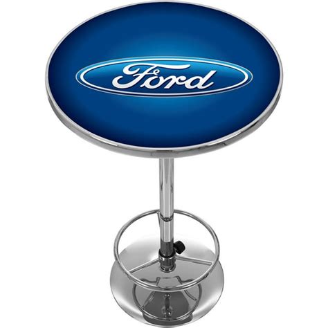 Ford Chrome Pub Table, Ford Oval - Walmart.com