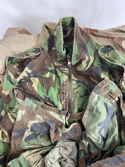 Lot - Vintage Bdu Camouflage And Desert Camo