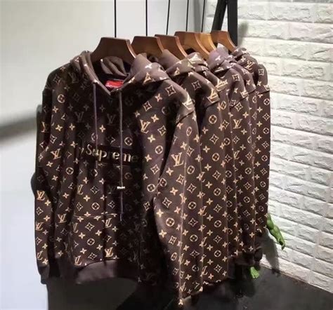 Louis Vuitton Supreme Hoodie Authentic | semashow.com